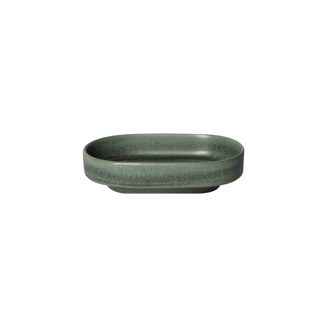 14.5cm Oval Bowl (S) (Matte Dark Green).png